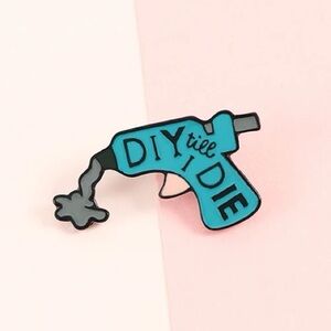 3/$18 NEW DIY Crafter Maker Artist Enamel Pin Brooch